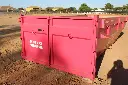 Dumpster Off Trailer Side